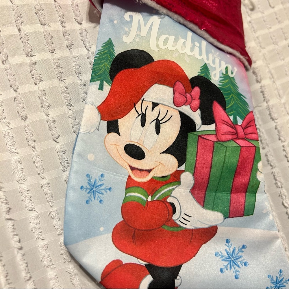 Minnie Mouse Christmas Stocking Madilyn‎ name